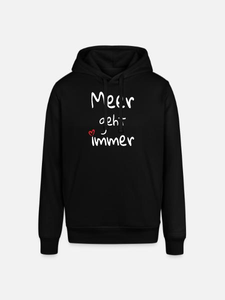 Sea always goes - Stanley/Stella SOUNDER Unisex Hoodie - black
