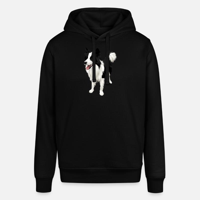 Limitée! Border Collie Amour - Sweat à capuche SOUNDER Stanley/Stella Unisexe - noir