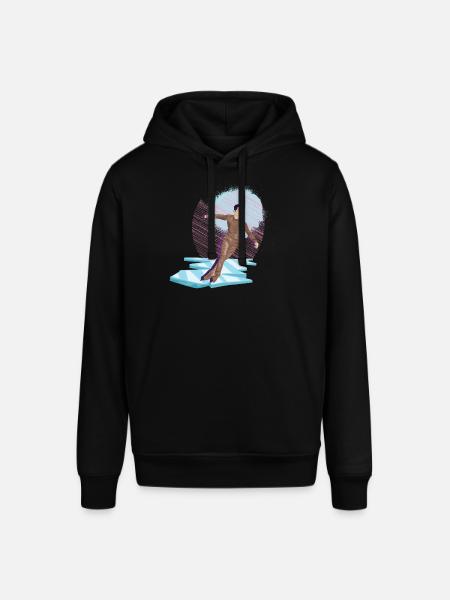 Schlittschuhlaufen Eiskunstlauf Eiskunstläufer Eis - Stanley/Stella Unisex Hoodie SOUNDER - Schwarz