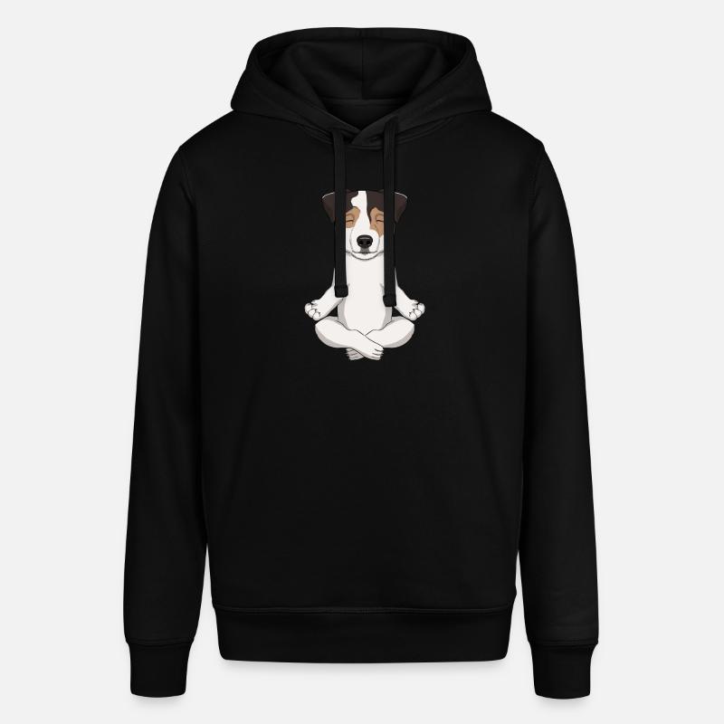 Le pasteur Russell Terrier médite - Sweat à capuche SOUNDER Stanley/Stella Unisexe - noir