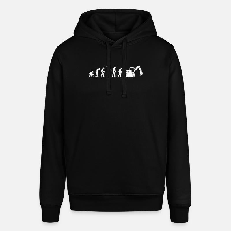 Pelle Evolution - Sweat à capuche SOUNDER Stanley/Stella Unisexe - noir