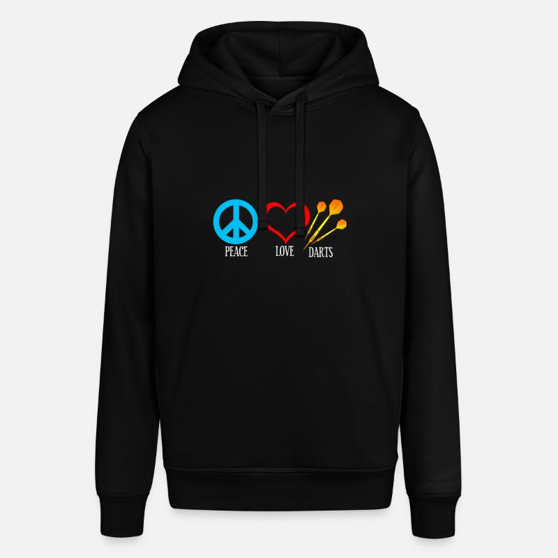 Fléchettes paix - Sweat à capuche SOUNDER Stanley/Stella Unisexe - noir