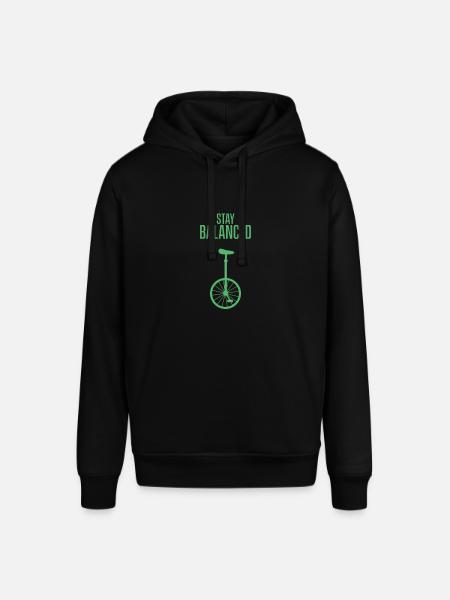 Unicycling - Stanley/Stella SOUNDER Unisex Hoodie - black