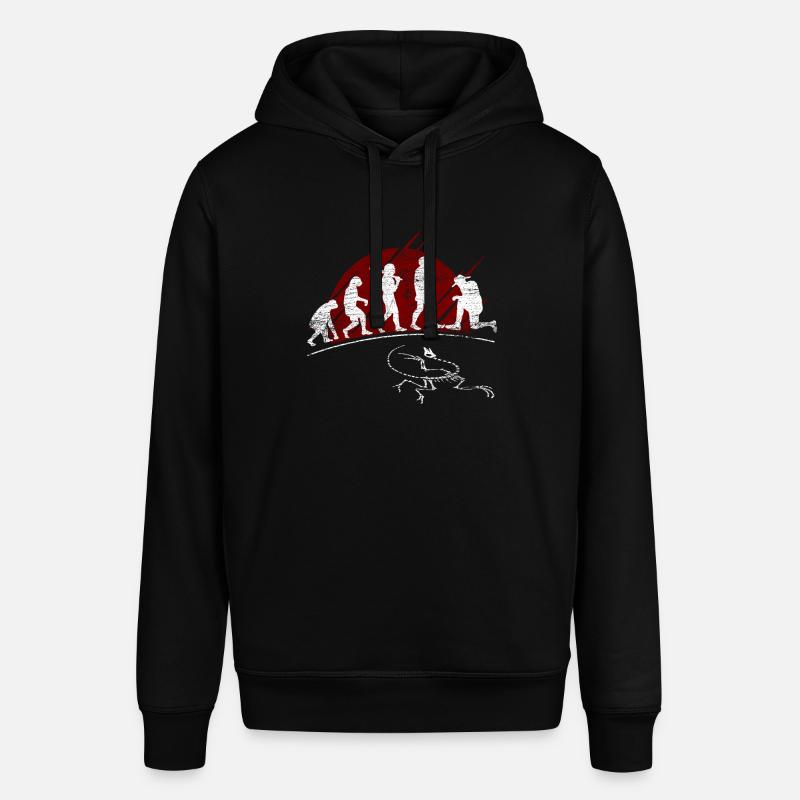 Archéologie Évolution - Sweat à capuche SOUNDER Stanley/Stella Unisexe - noir