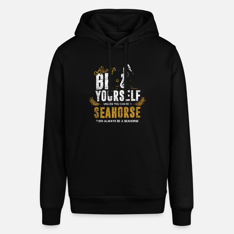 Cadeau hippocampe - Sweat à capuche SOUNDER Stanley/Stella Unisexe - noir