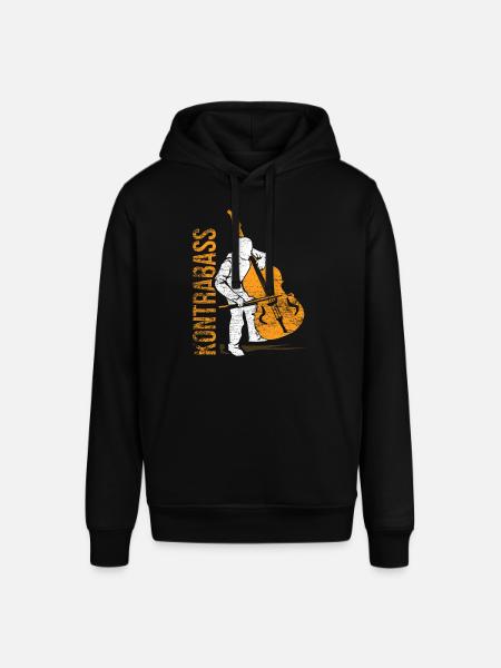 Double bass musician gift - Stanley/Stella SOUNDER Unisex Hoodie - black