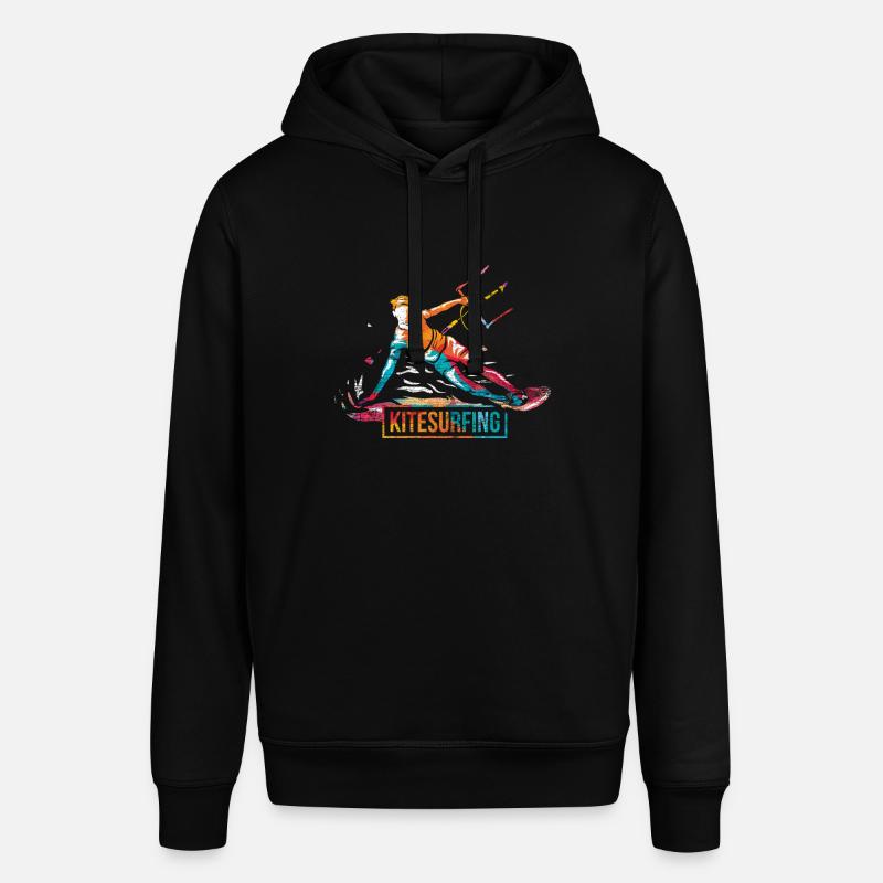Cadeau polygone de kitesurf - Sweat à capuche SOUNDER Stanley/Stella Unisexe - noir