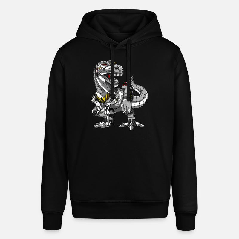 Monstre robot dinosaure t-rex - Sweat à capuche SOUNDER Stanley/Stella Unisexe - noir