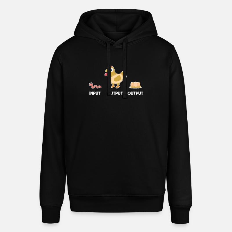 Input Putput Output - Stanley/Stella Unisex Hoodie SOUNDER - Schwarz