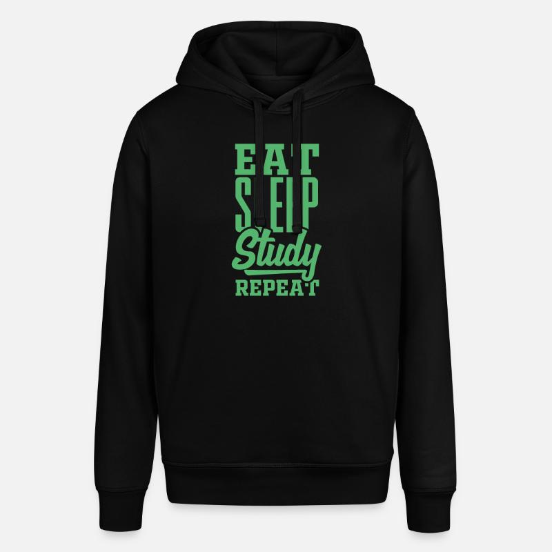 Study Study Studying Studying - Stanley/Stella SOUNDER Unisex Hoodie - black
