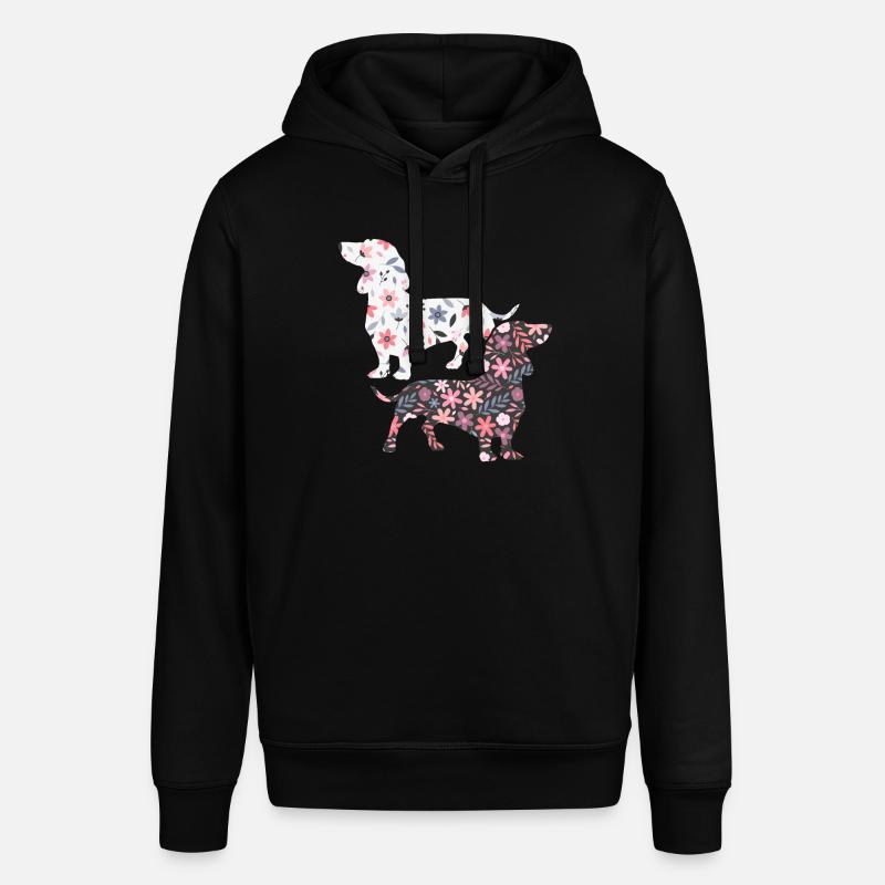 Chien de teckel - Sweat à capuche SOUNDER Stanley/Stella Unisexe - noir