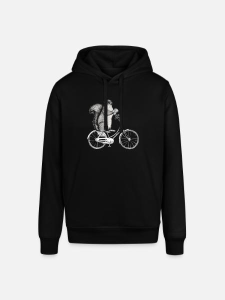 Squirrel bike - Stanley/Stella SOUNDER Unisex Hoodie - black