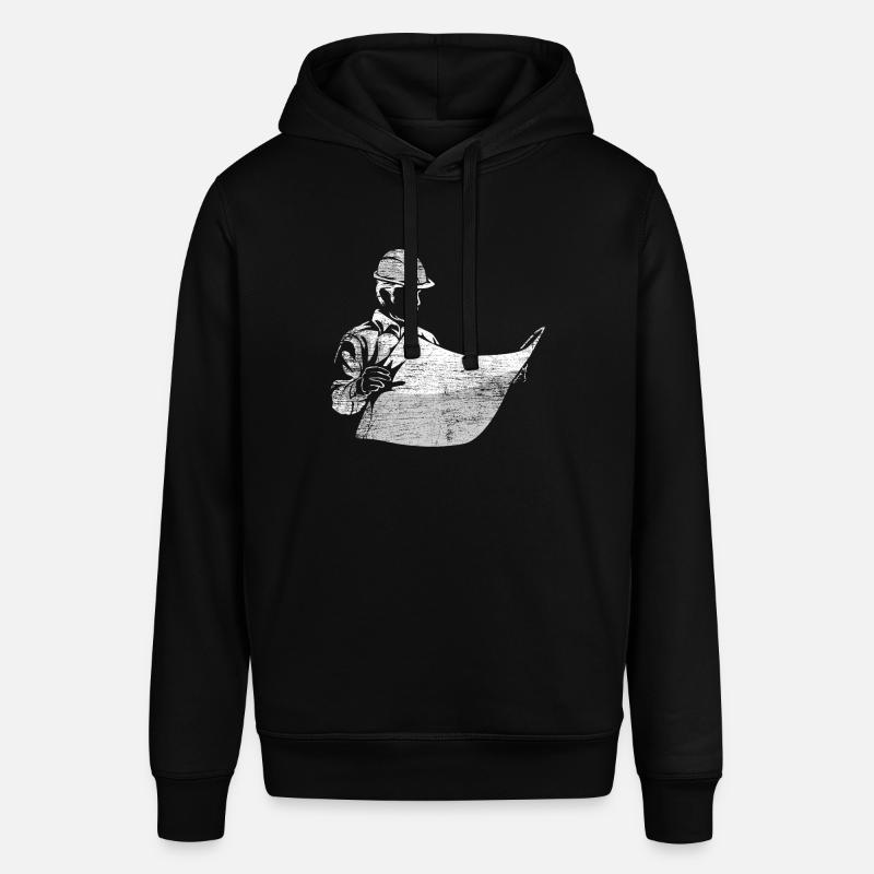 Techniciens de construction - Sweat à capuche SOUNDER Stanley/Stella Unisexe - noir