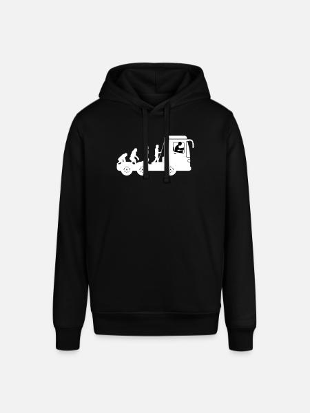 Evolution du camionneur - Sweat à capuche SOUNDER Stanley/Stella Unisexe - noir