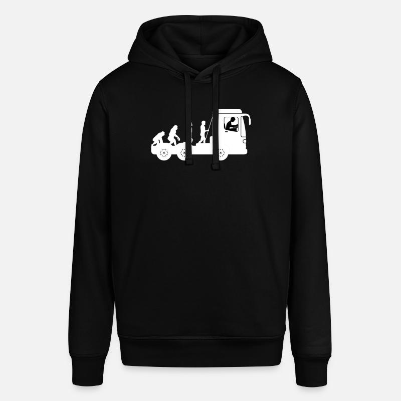 Evolution du camionneur - Sweat à capuche SOUNDER Stanley/Stella Unisexe - noir