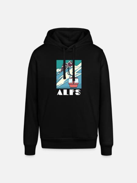 Alps - Stanley/Stella SOUNDER Unisex Hoodie - black
