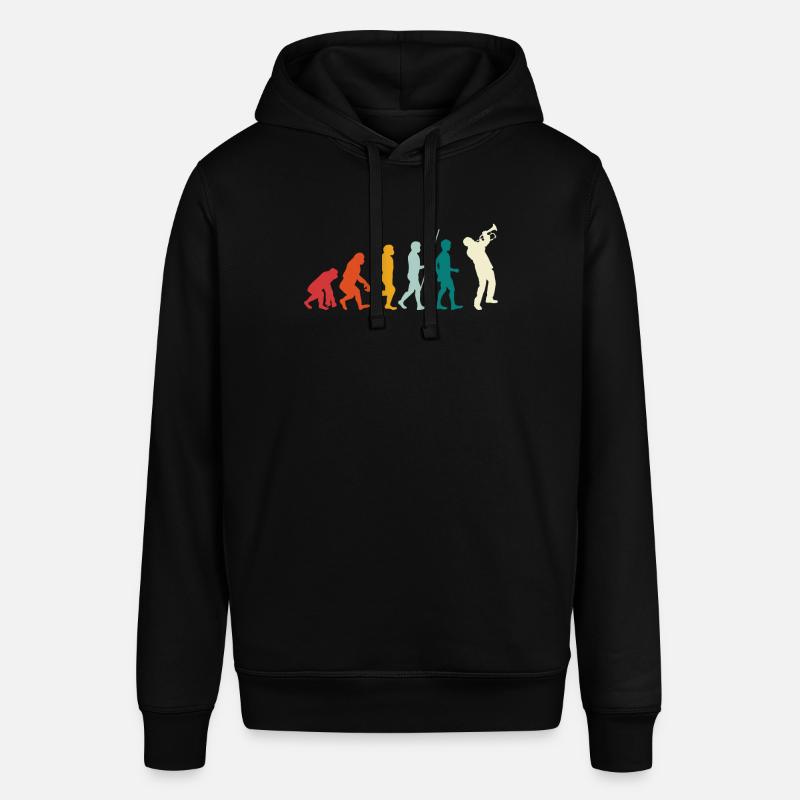 Evolution Trompete - Stanley/Stella Unisex Hoodie SOUNDER - Schwarz