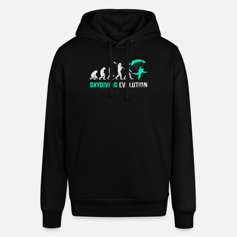 Cadeau Evolution du Parachutisme - Sweat à capuche SOUNDER Stanley/Stella Unisexe - noir