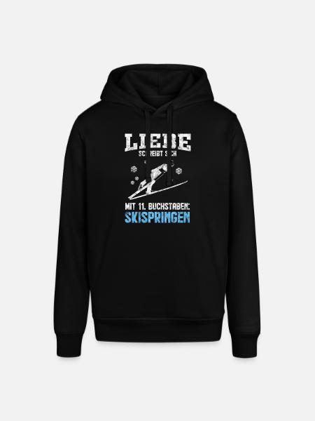 Skispringen Leidenschaft & Liebe - Stanley/Stella Unisex Hoodie SOUNDER - Schwarz