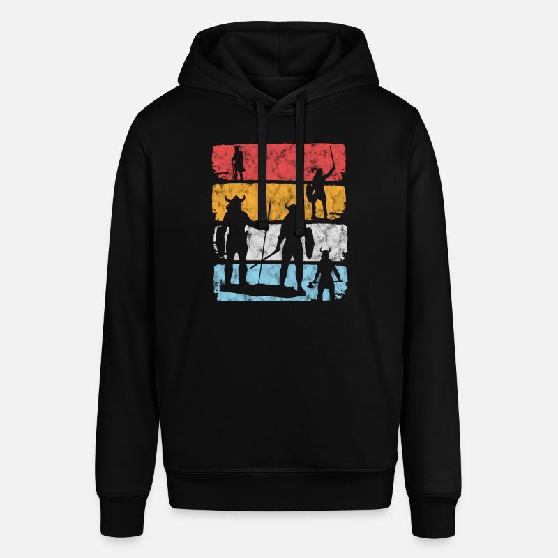 Wikinger Wikinger Wikinger - Stanley/Stella Unisex Hoodie SOUNDER - Schwarz