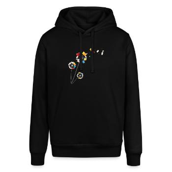 Lesen - Stanley/Stella Unisex Hoodie SOUNDER - Schwarz - Vorne - Alina (178cm) & Michal (187cm)
