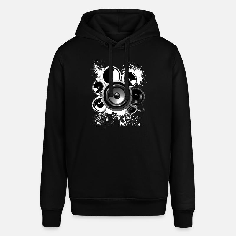 Enceinte Dark Techno EDM - Sweat à capuche SOUNDER Stanley/Stella Unisexe - noir