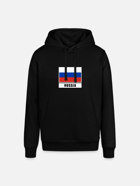 Russie drapeau russe drapeau - Sweat à capuche SOUNDER Stanley/Stella Unisexe - noir