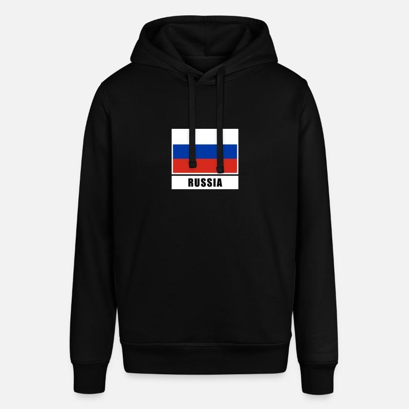 Russie drapeau russe drapeau - Sweat à capuche SOUNDER Stanley/Stella Unisexe - noir
