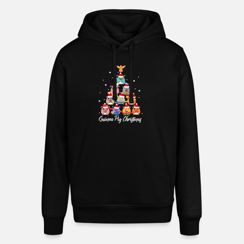 Cochons d’Inde de Noël - Sweat à capuche SOUNDER Stanley/Stella Unisexe - noir
