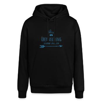 Babynews und Großeltern - Stanley/Stella Unisex Hoodie SOUNDER - Schwarz - Vorne - Alina (178cm) & Michal (187cm)
