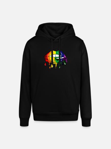 LGBT Lips Merch - Stanley/Stella SOUNDER Unisex Hoodie - black