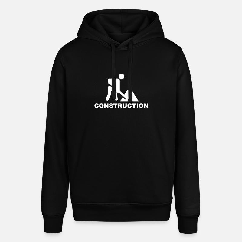 Construction /Construction /Construction /Reconstruction /Aide - Sweat à capuche SOUNDER Stanley/Stella Unisexe - noir