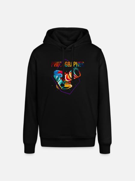 Photographer Camera Gift - Stanley/Stella SOUNDER Unisex Hoodie - black