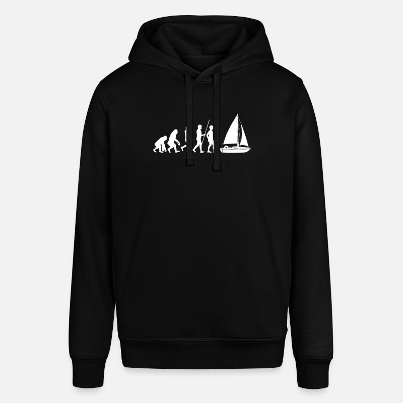 Sailing evolution - Stanley/Stella SOUNDER Unisex Hoodie - black