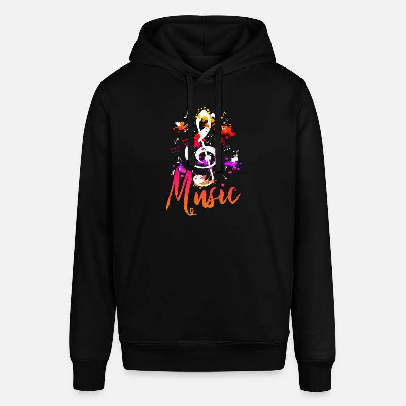 Instrument de clé - Sweat à capuche SOUNDER Stanley/Stella Unisexe - noir