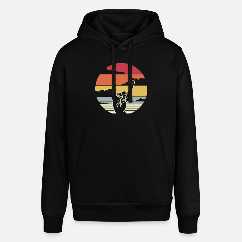 Silent Fox Retro Gift - Sweat à capuche SOUNDER Stanley/Stella Unisexe - noir
