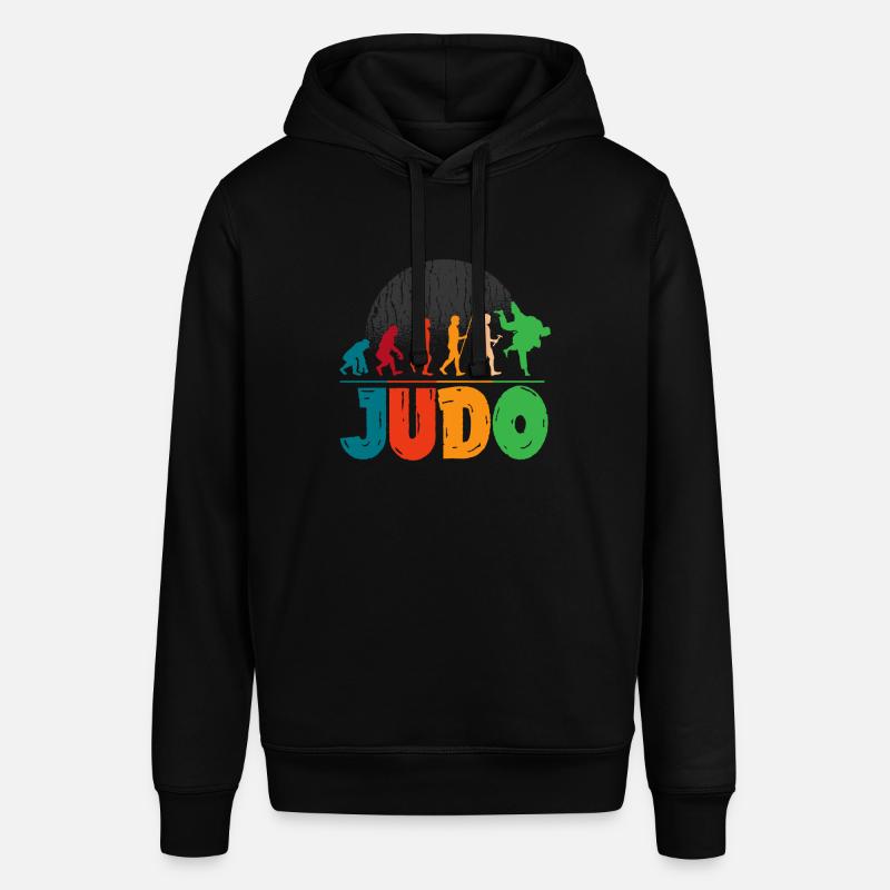 Evolution du judo - Sweat à capuche SOUNDER Stanley/Stella Unisexe - noir