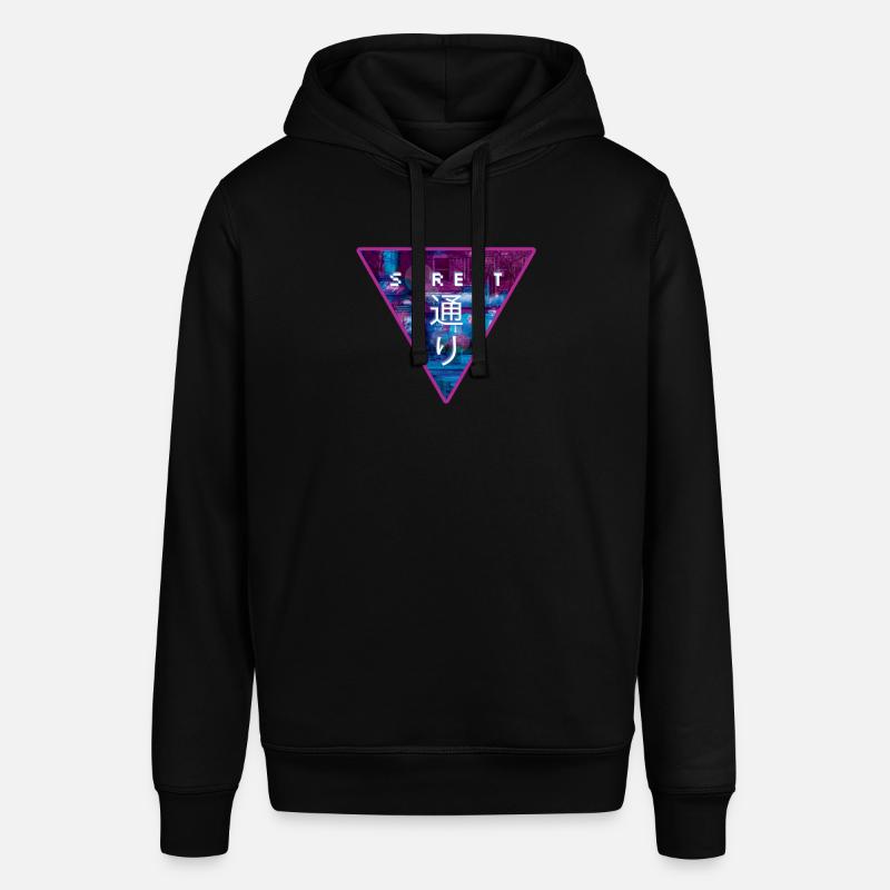 Street Japan - Synthwave Esthétique Retrowave - Sweat à capuche SOUNDER Stanley/Stella Unisexe - noir