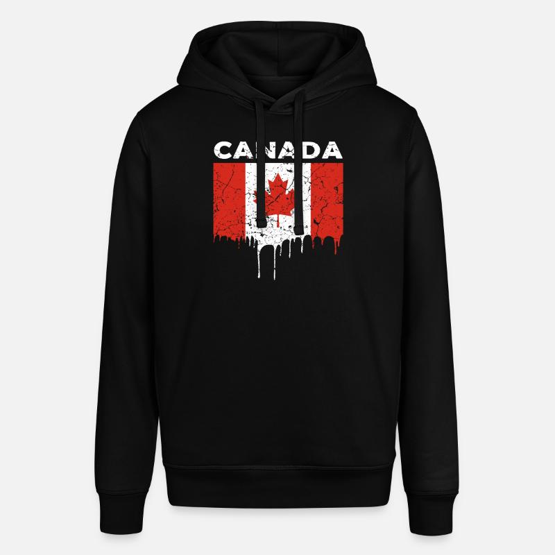 Drapeau du Canada - Sweat à capuche SOUNDER Stanley/Stella Unisexe - noir