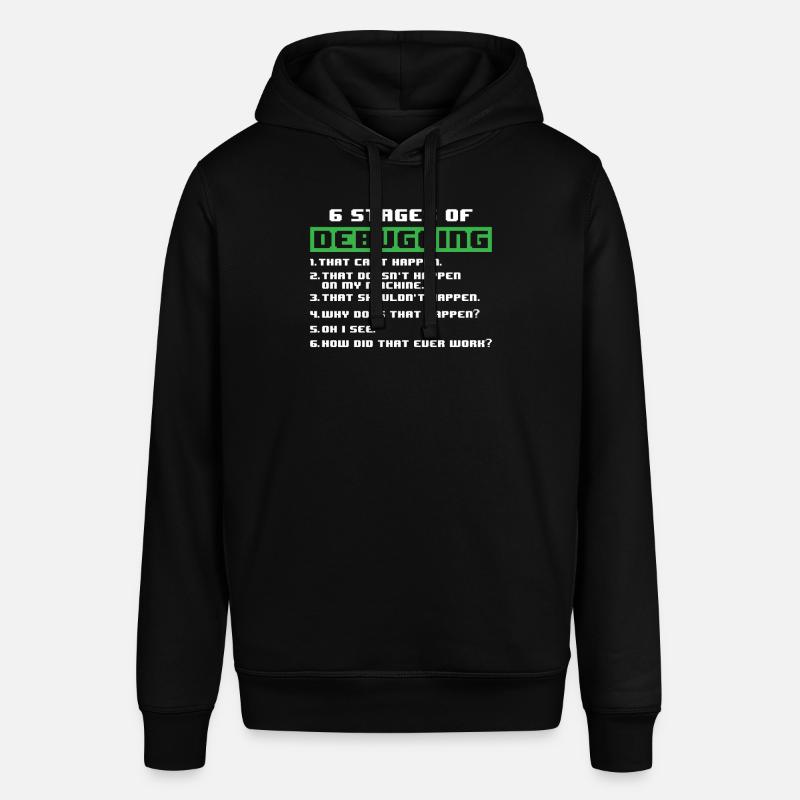 Debugging programmer - Stanley/Stella SOUNDER Unisex Hoodie - black