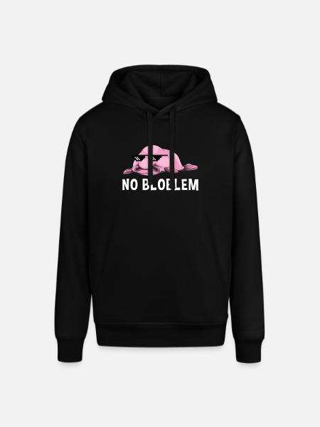Geen Bloblem Blobfisch Grappige diepzeevis - Stanley/Stella Uniseks biologische hoodie SOUNDER - zwart