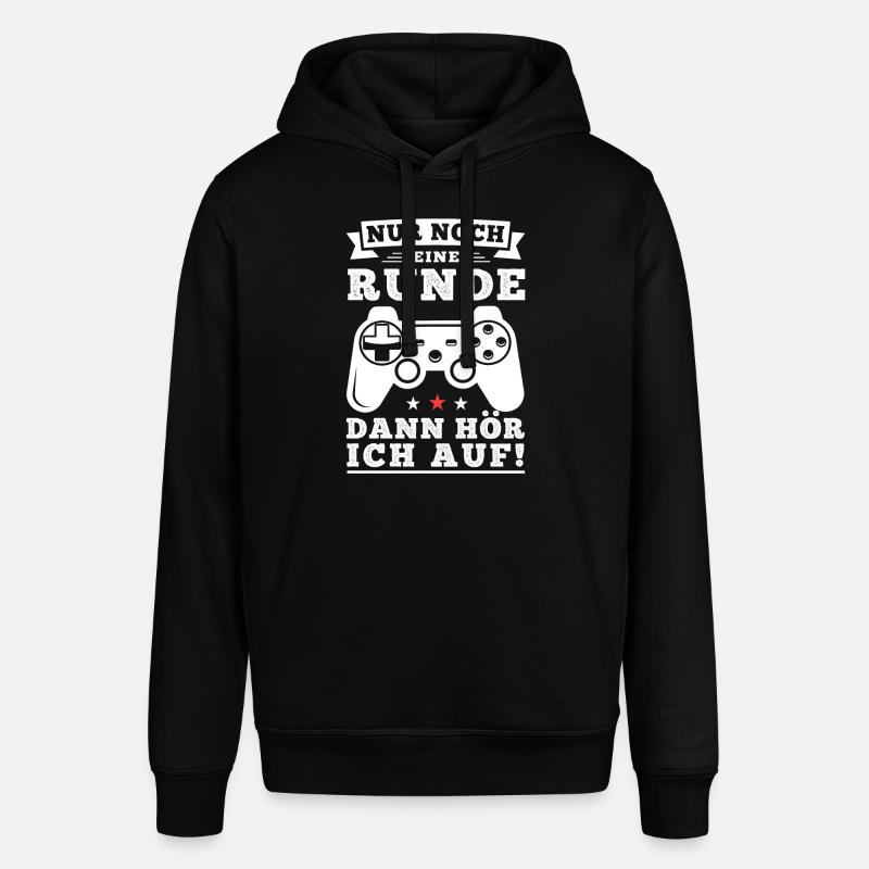 Nur noch eine Runde - Zocker - Stanley/Stella Unisex Hoodie SOUNDER - Schwarz