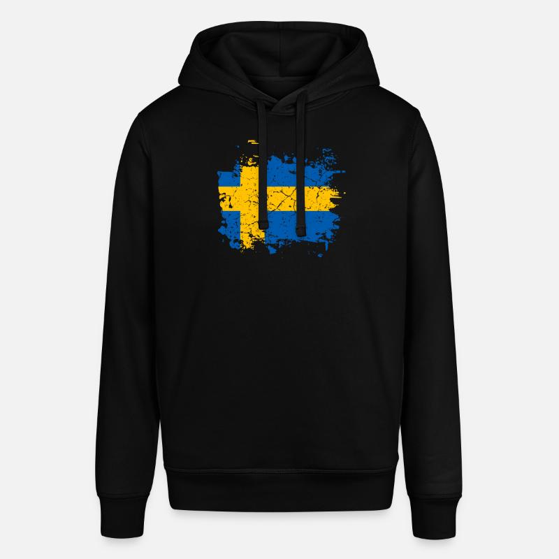Drapeau suède - Sweat à capuche SOUNDER Stanley/Stella Unisexe - noir