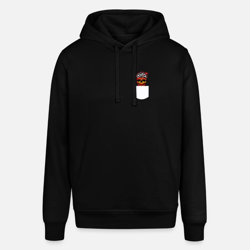 Fléchette fléchette crâne fléchette flèche - Sweat à capuche SOUNDER Stanley/Stella Unisexe - noir