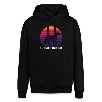 Irish Tinker - Cheval rétro style - Sweat à capuche SOUNDER Stanley/Stella Unisexe - noir - Devant - Alina (178cm) & Michal (187cm)