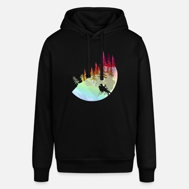 Randonnée en forêt - Sweat à capuche SOUNDER Stanley/Stella Unisexe - noir