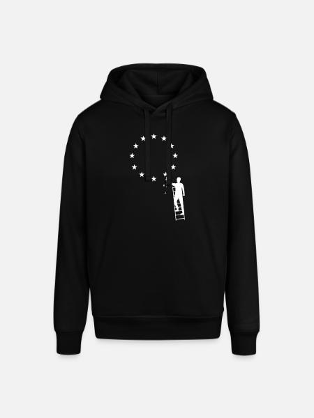 Funny Anti EU European Flag Politics UK United - Stanley/Stella SOUNDER Unisex Hoodie - black