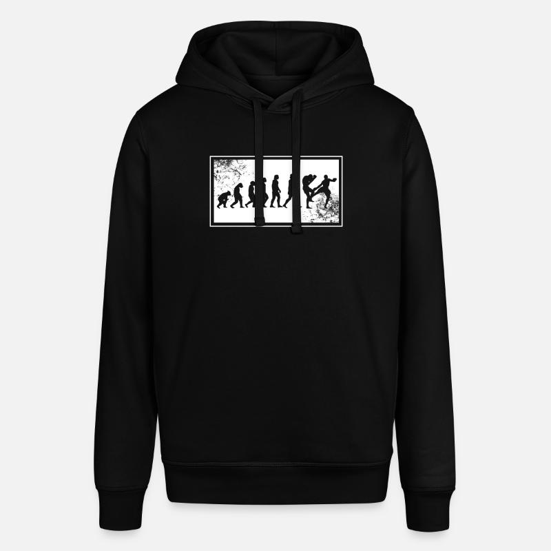 L'évolution du kickboxer - Sweat à capuche SOUNDER Stanley/Stella Unisexe - noir