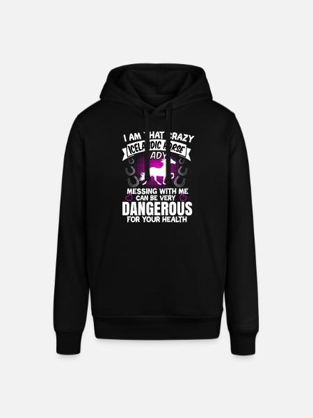 Islandske heste stege Isi-gave - Stanley/Stella SOUNDER unisex hoodie - sort