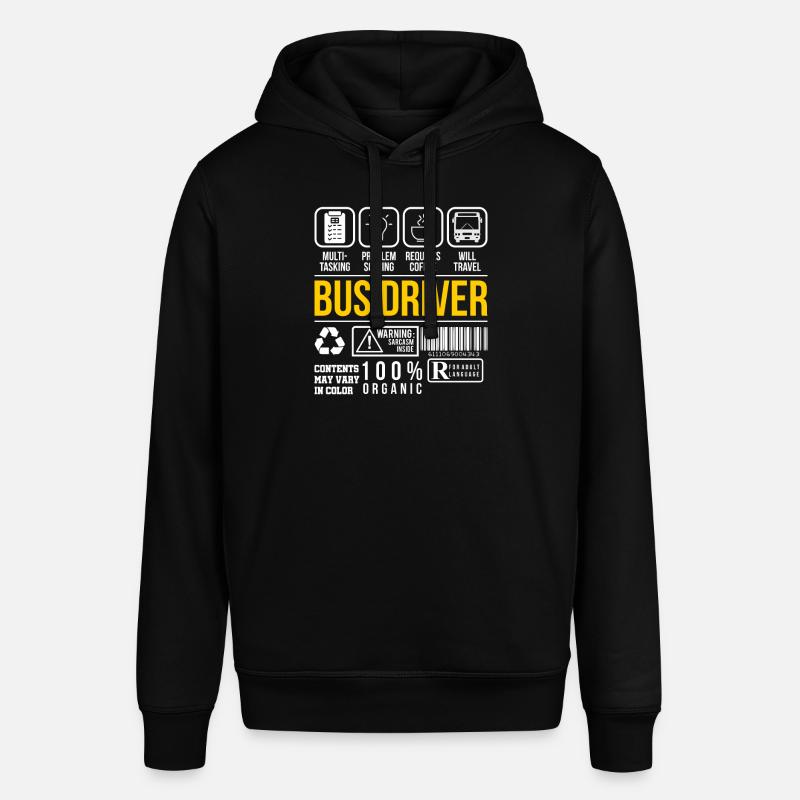 Chauffeur d'autobus scolaire - Sweat à capuche SOUNDER Stanley/Stella Unisexe - noir